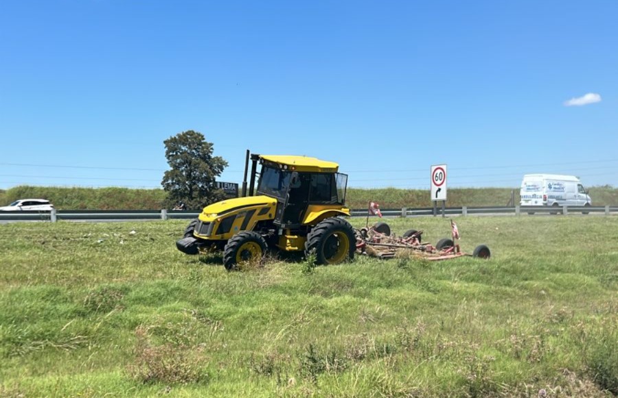 Autopista sí, Circunvalación no: regresó el mantenimiento de banquinas